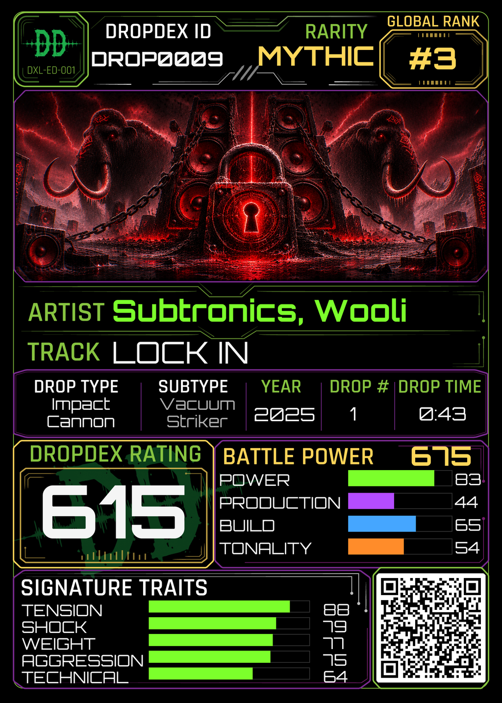 DROP0009 - Subtronics, Wooli - Lock In